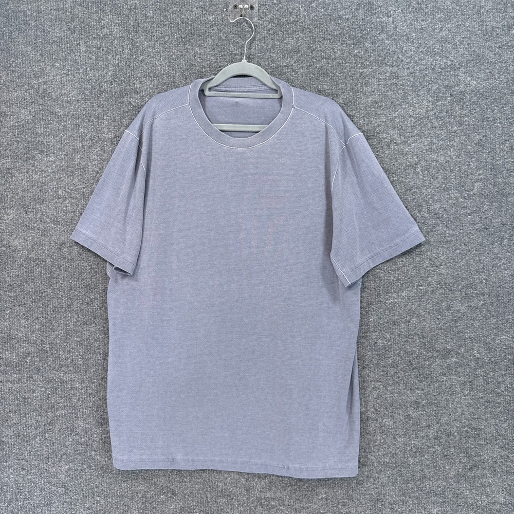 Lululemon Metal Vent Tech Shirt Mens Large Purple Short Sleeve Athletic Gym Tee